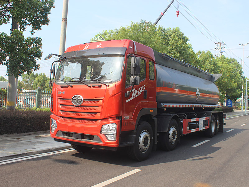 解放19立方SCS5320GFWCA6腐蝕性物品罐式運(yùn)輸車